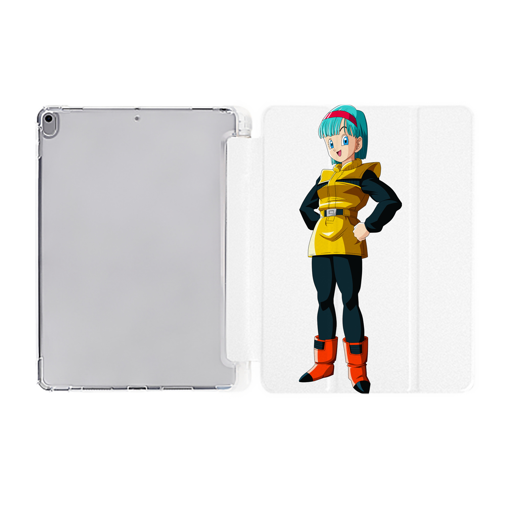（画像用） ドラゴンボール DRAGON BALL IPad ケース ペン収納付き 三つ折りスタンド PUレザー×シリコン 対応機種9.5/10.5/10.9インチ